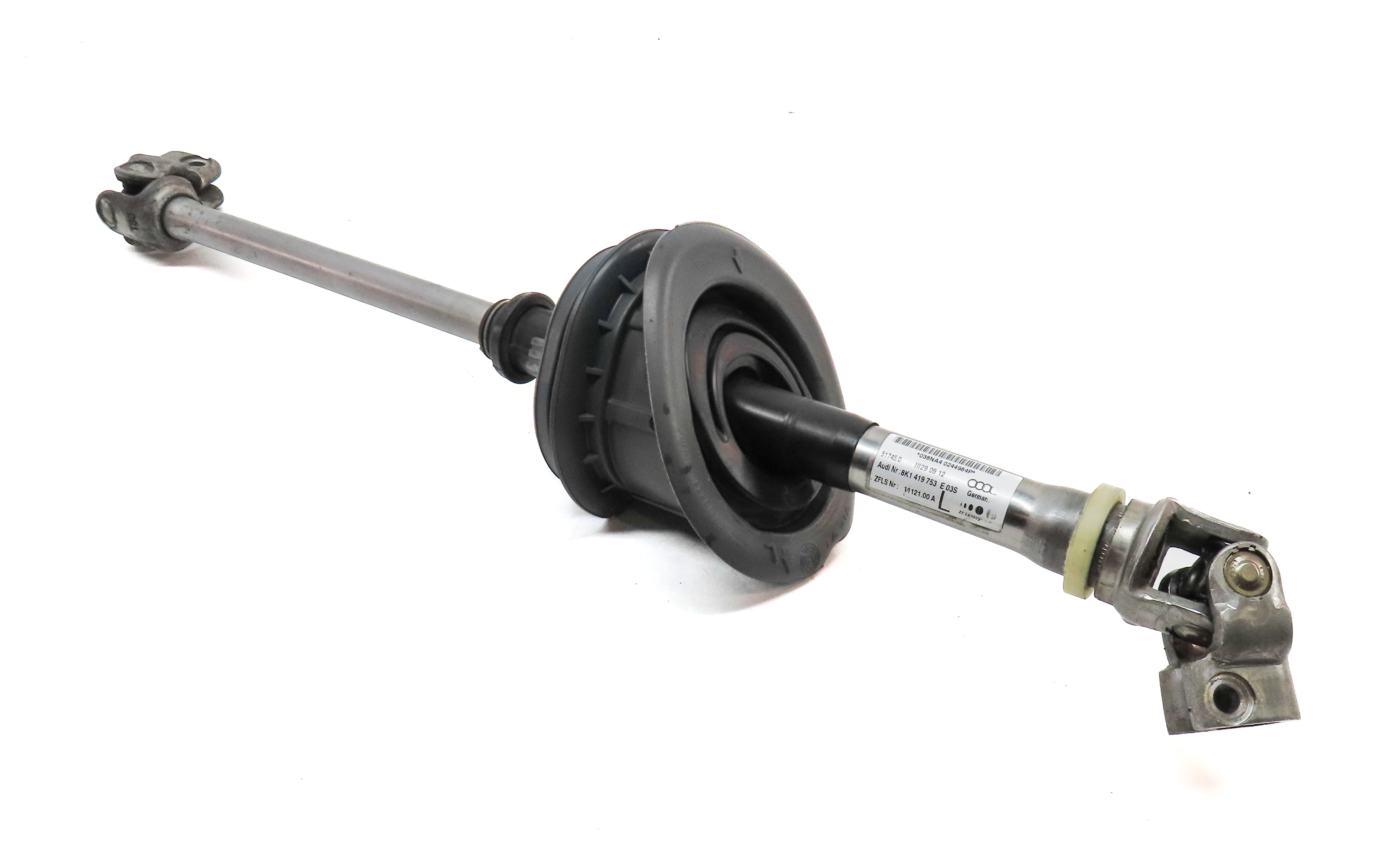 2013 AUDI A5 (B8 8T) STEERING COLUMN INTERMEDIATE U-JOINT SWIVEL SHAFT — exact item pictured